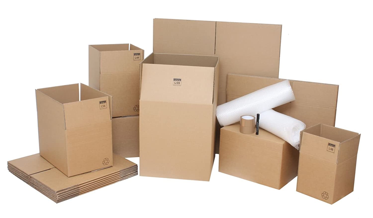 cardboard boxes for moving house